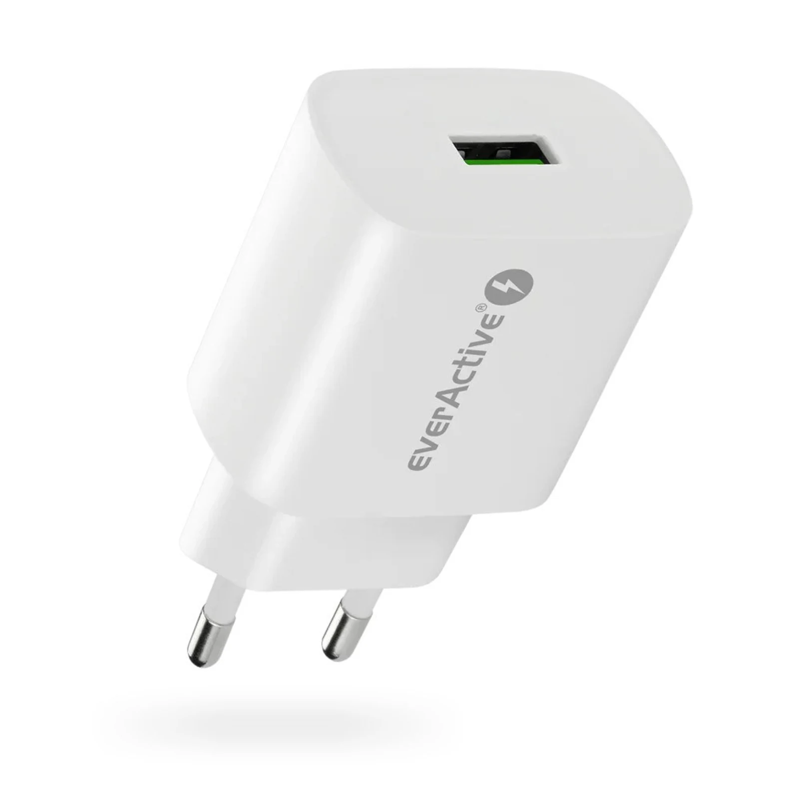 Ładowarka sieciowa EVERACTIVE SC-670Q, 67W, 1x USB, 2x USB-C, Quick Charge 4+, czarna — zdjęcie 1 z 5