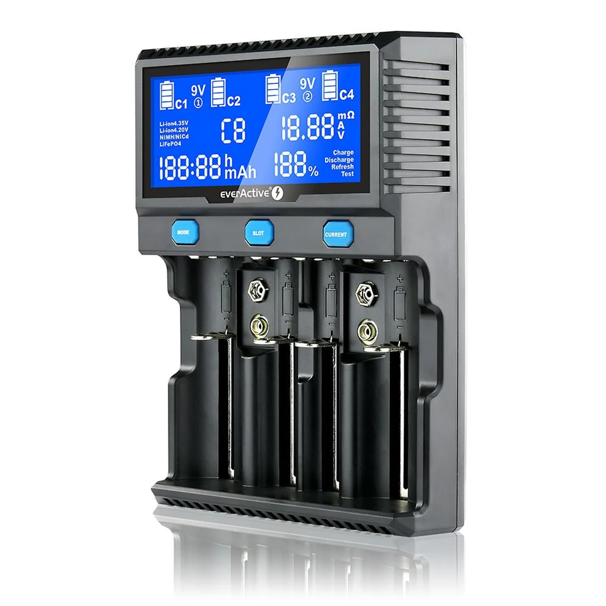 EVERACTIVE UC4200 - Ładowarka do 4 baterii AA, AAA