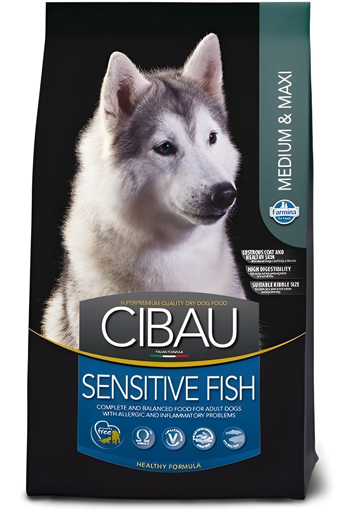 FARMINA Cibau Sensitive Fish Medium & Maxi - 12 kg