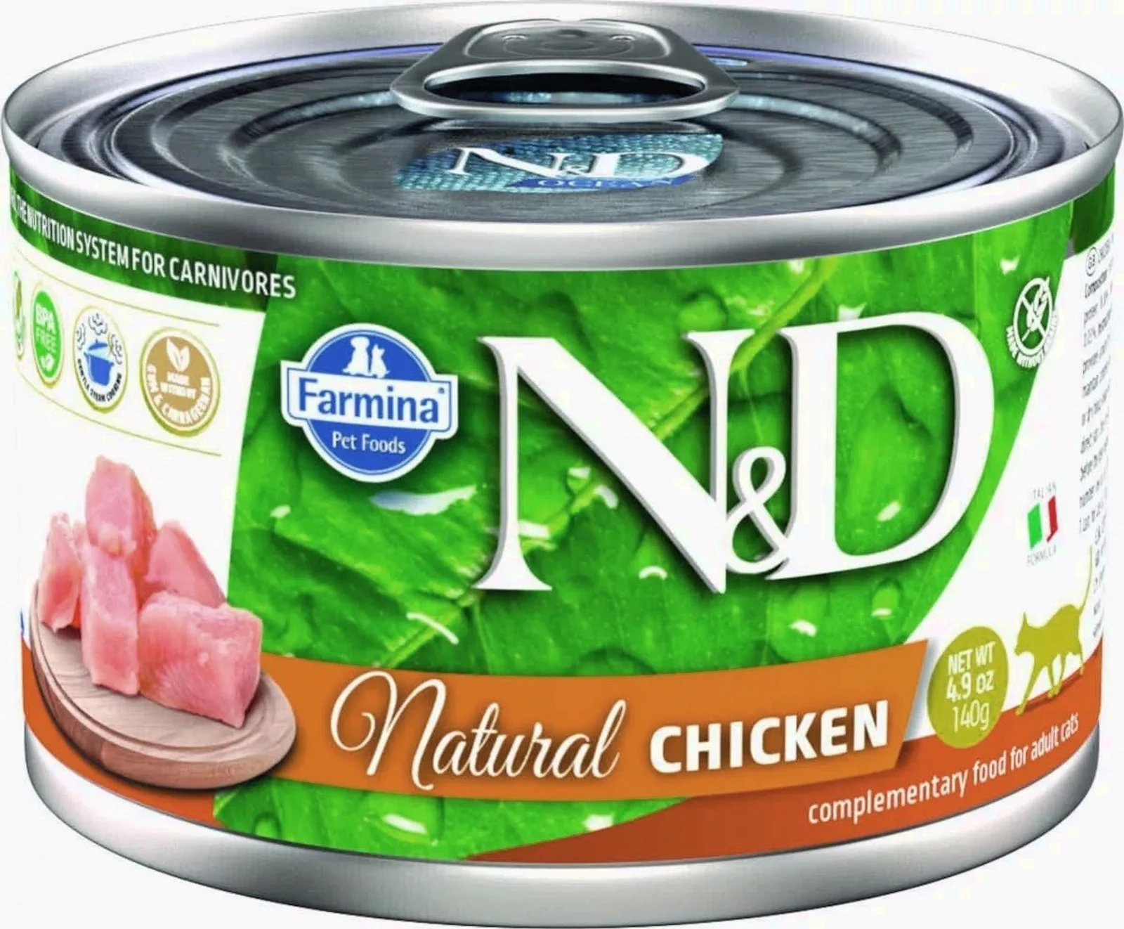 FARMINA N&D Cat Natural Kurczak 140g — zdjęcie 1 z 2
