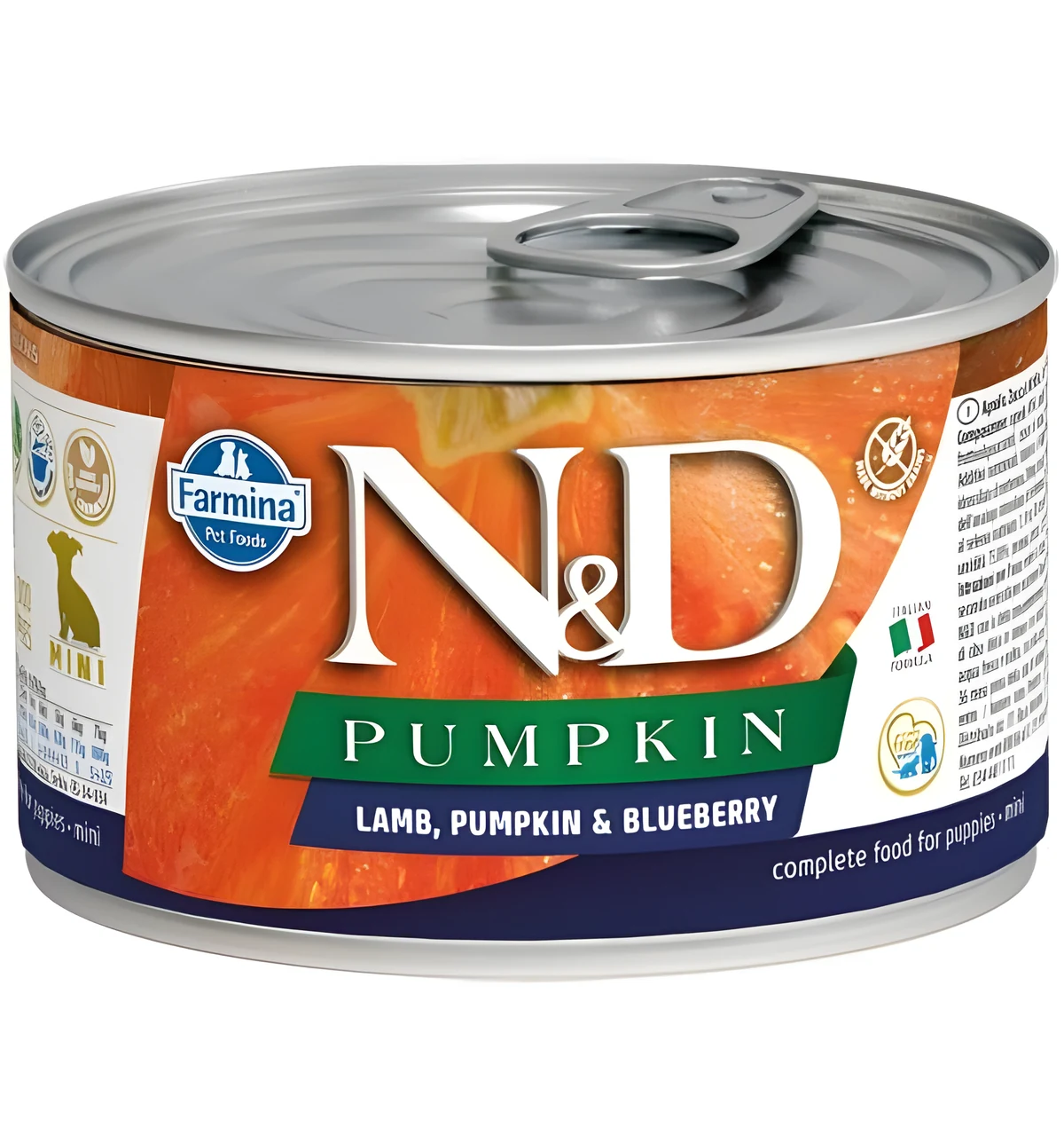 FARMINA N&D Dog Lamb, Pumpkin, Blueberry Mini Puppy 140g