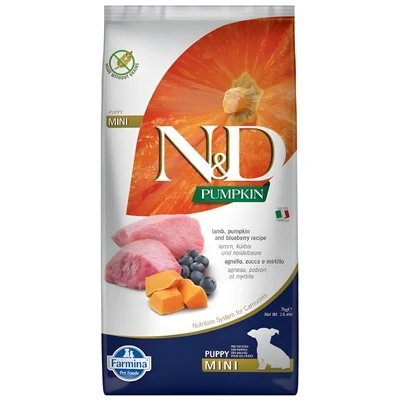 Karma sucha dla szczeniąt Farmina N&D Pumpkin Lamb & Blueberry 7kg