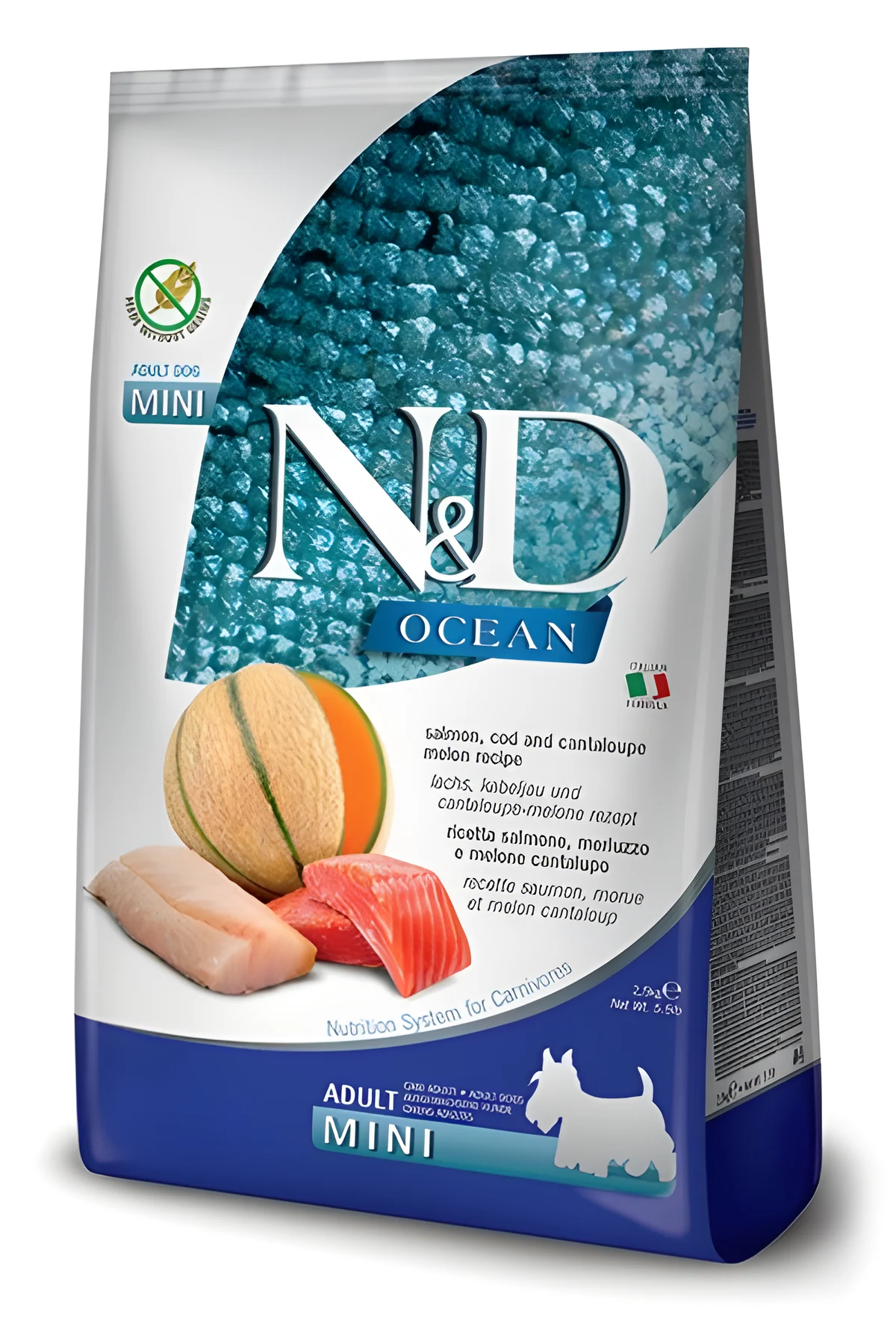FARMINA N&D Ocean Dog Salmon, Cod&Cantaloupe 2,5 kg