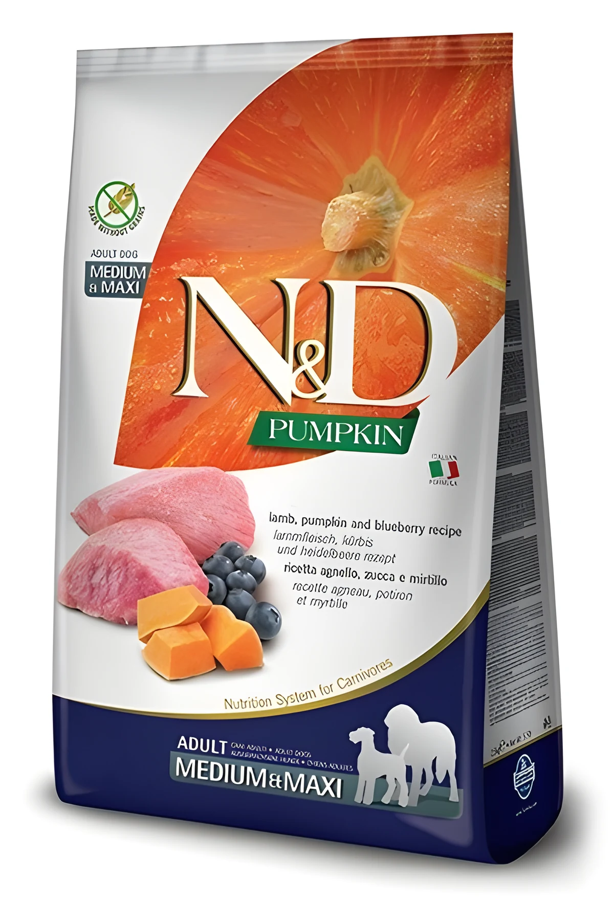FARMINA N&D Pumpkin Lamb & Blueberry Adult 12kg