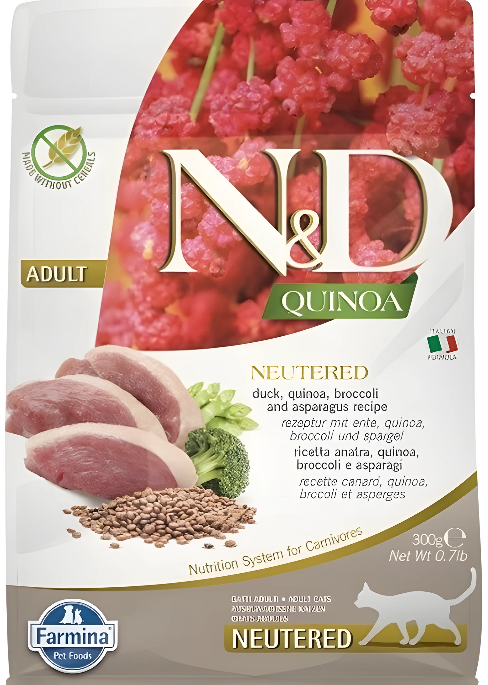 FARMINA N&D Quinoa Cat Duck, 300g — zdjęcie 1 z 2
