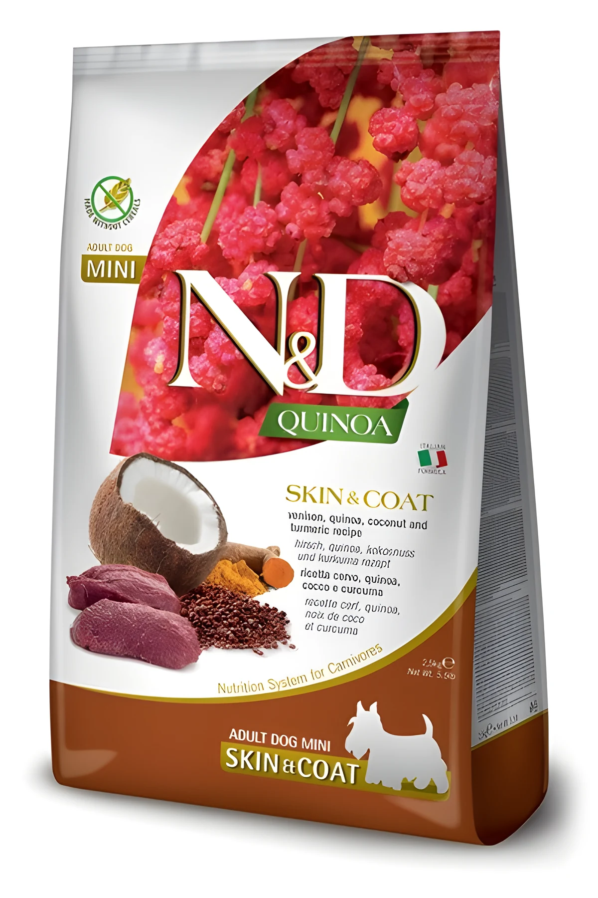 FARMINA N&D Quinoa Venison, Coconut Adult Mini 2.5 kg