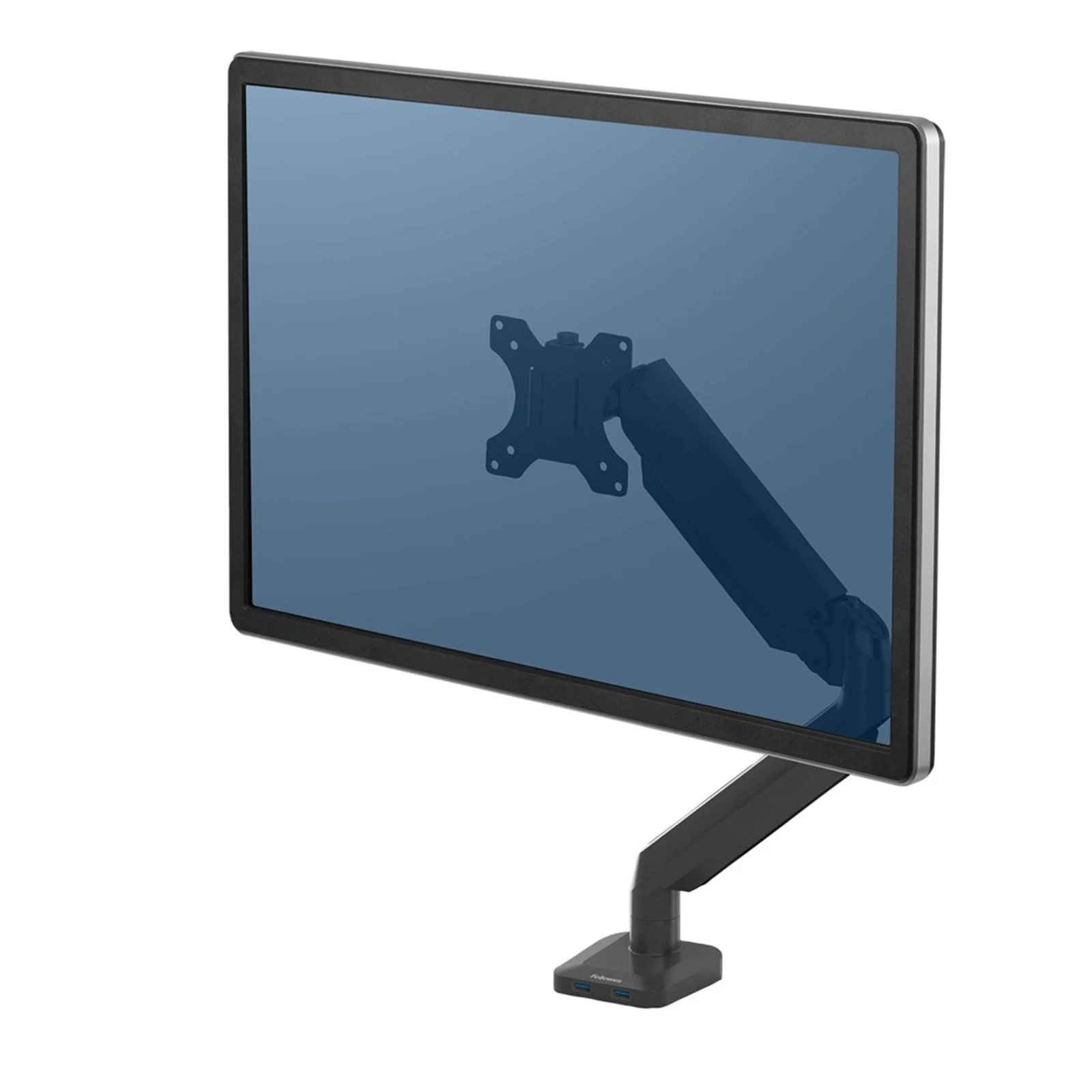Fellowes Ergonomia ramię na 1 monitor - seria Platinum, czarne — zdjęcie 1 z 6
