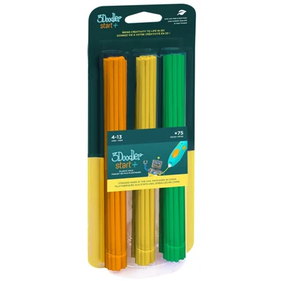 Filament PLA 3Doodler Start EKO, 2.5 mm, 75 sztuk, 3 kolory