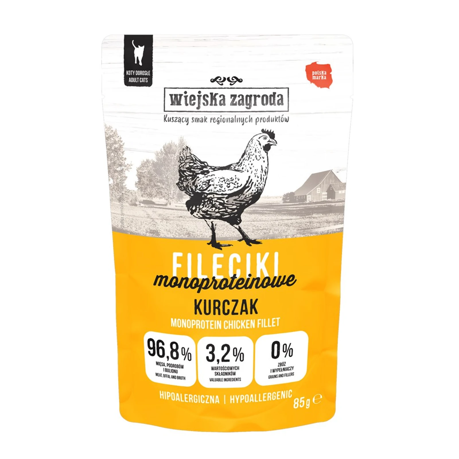 Fileciki Kurczak 85g - Karma dla Kota — zdjęcie 1 z 2