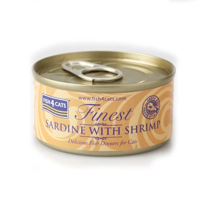 Karma mokra Fish4Cats Finest Sardynka z Krewetkami 70g