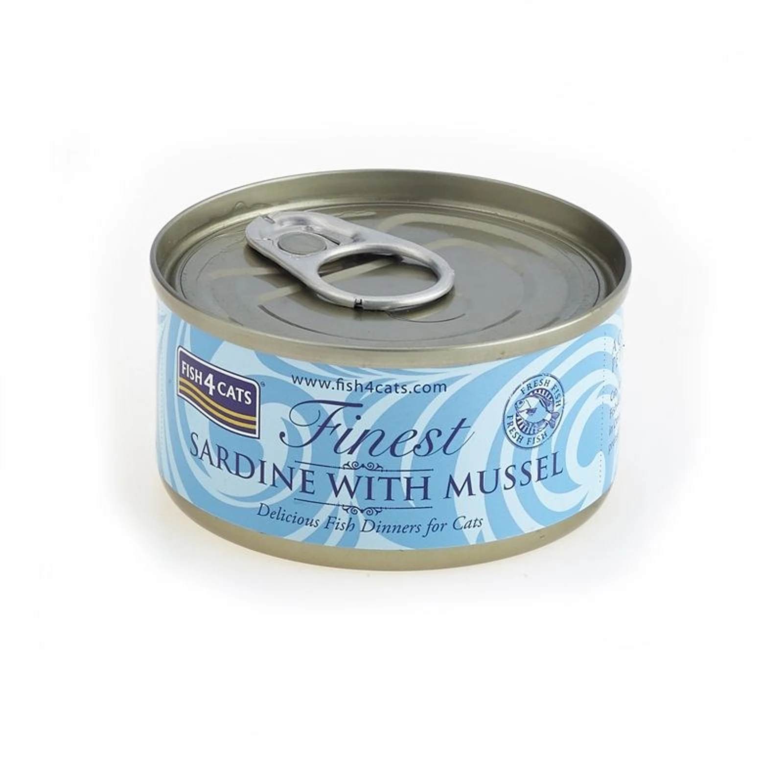 Fish4Cats Finest Sardynka z Omułkiem Zielonym 70g — zdjęcie 1 z 4