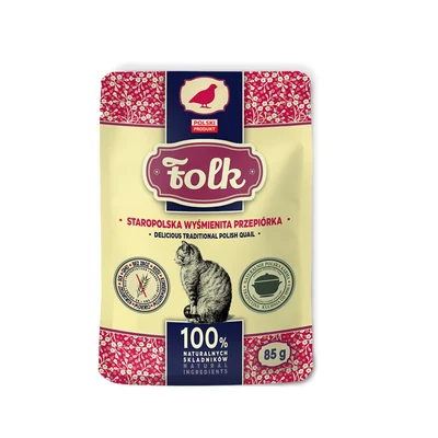 Karma mokra FOLK Staropolska Przepiórka, saszetka 85g