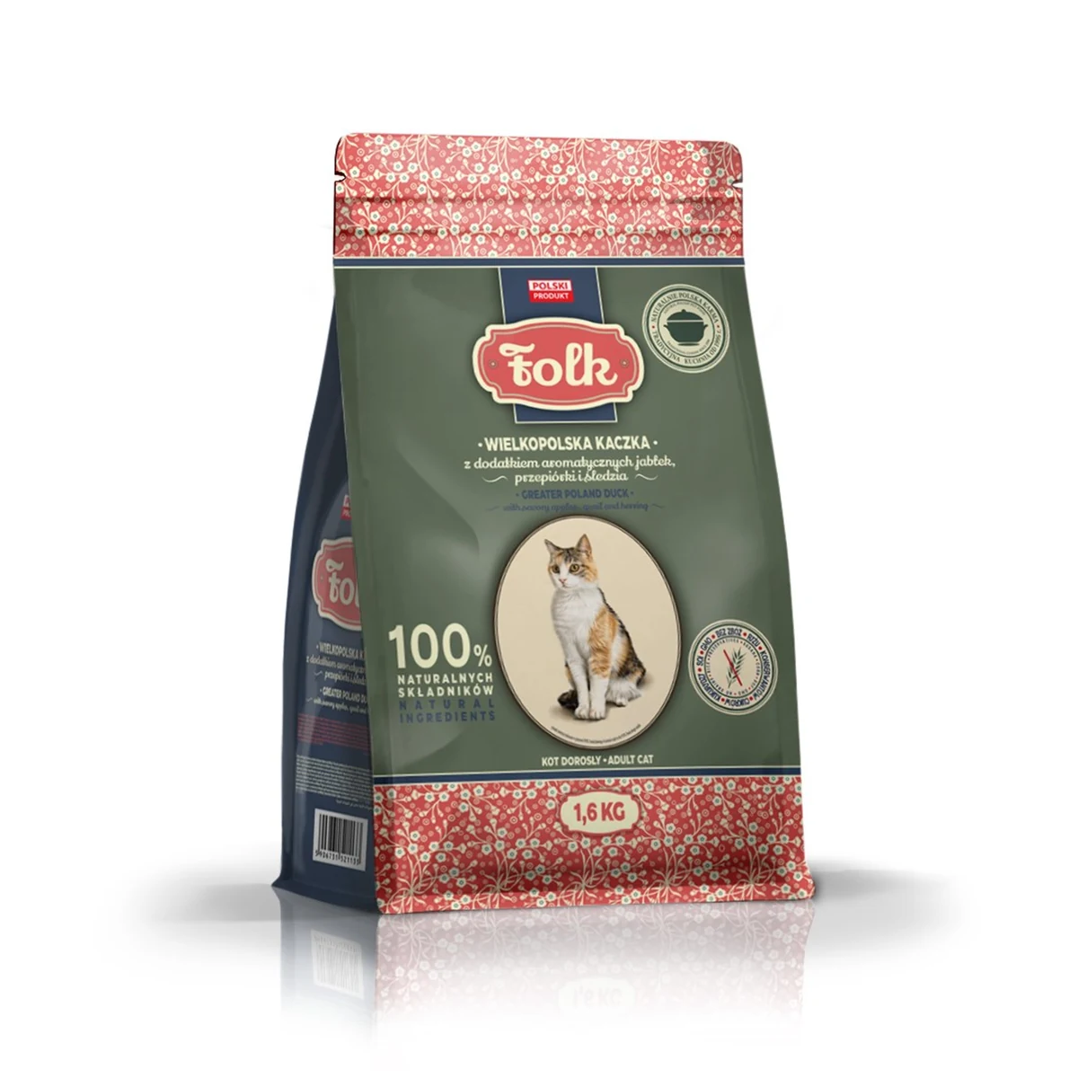 FOLK Wielkopolska kaczka 1.6kg dla kota