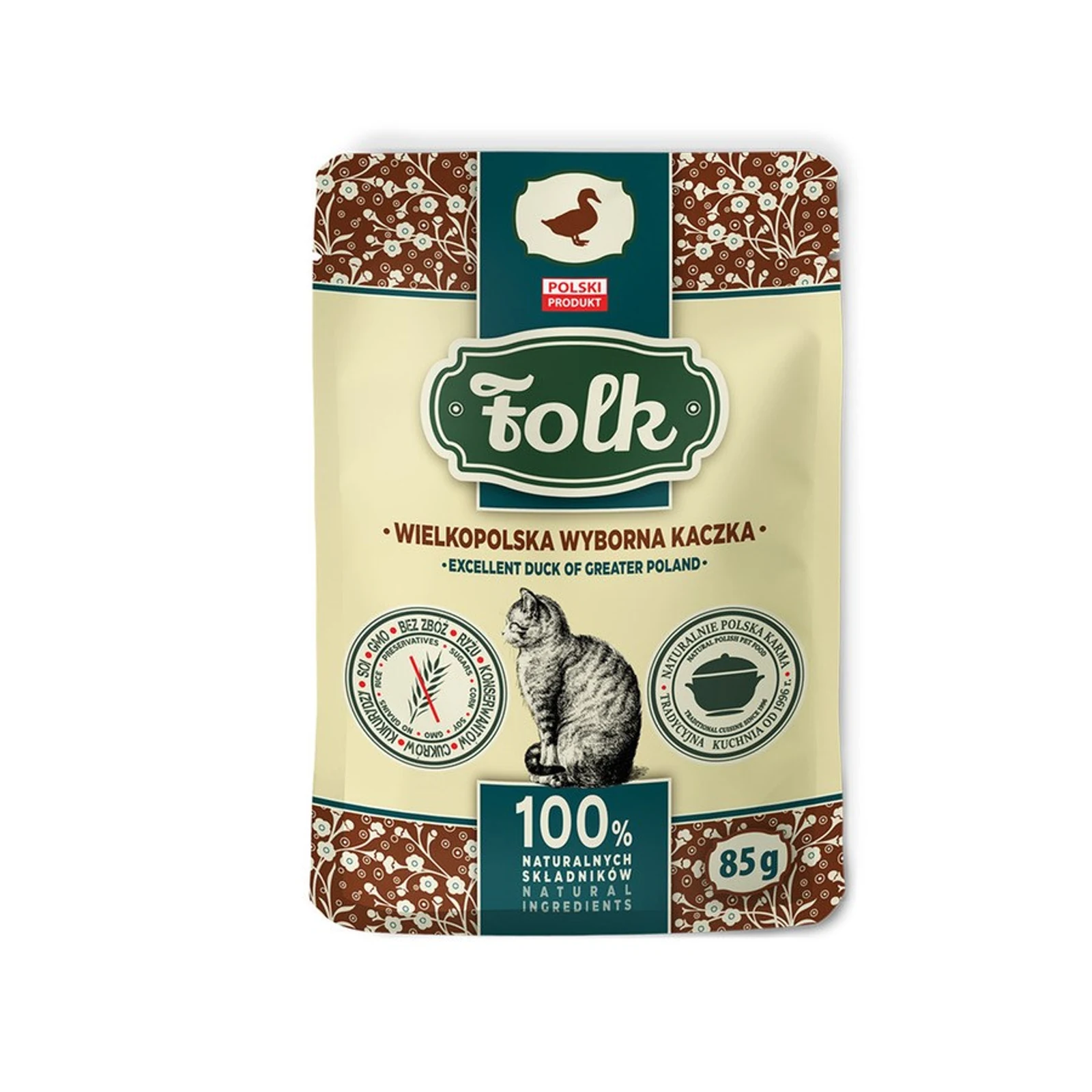 FOLK Wielkopolska kaczka saszetka 85g — zdjęcie 1 z 4