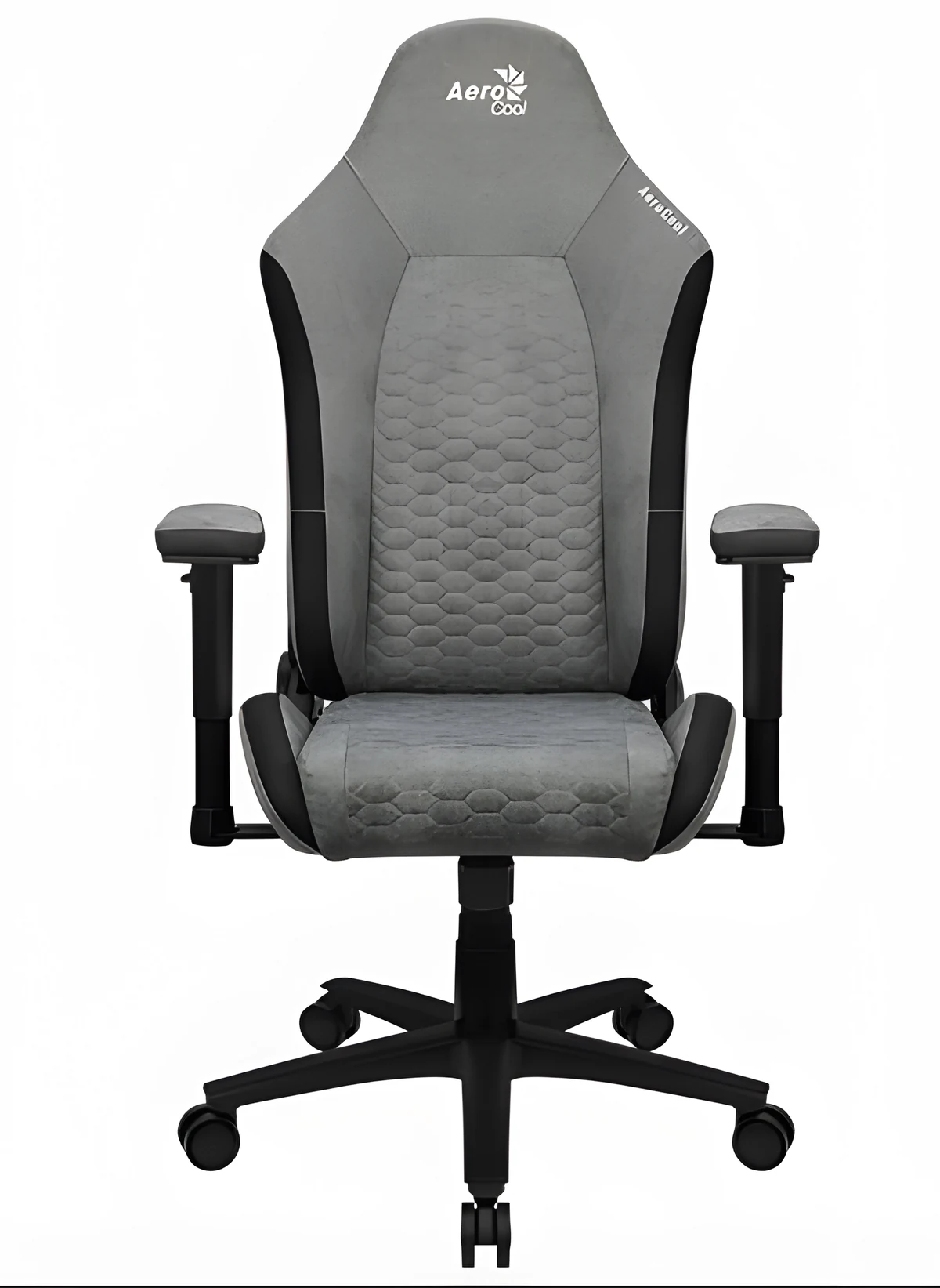 Fotel AEROCOOL CROWN AeroSuede Stone Grey