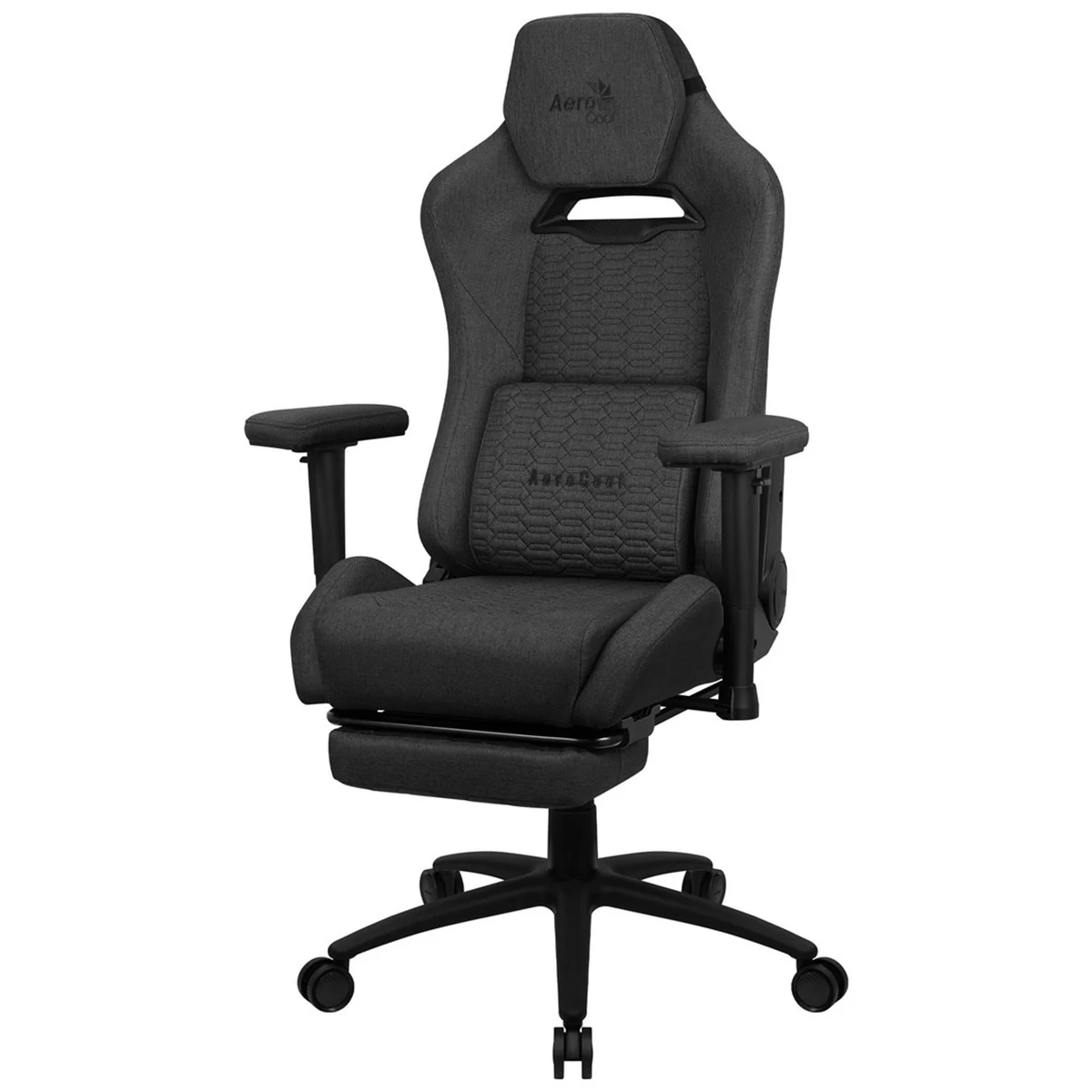 FOTEL AEROCOOL ROYAL AeroWeave ASH BLACK - 5 KŃ