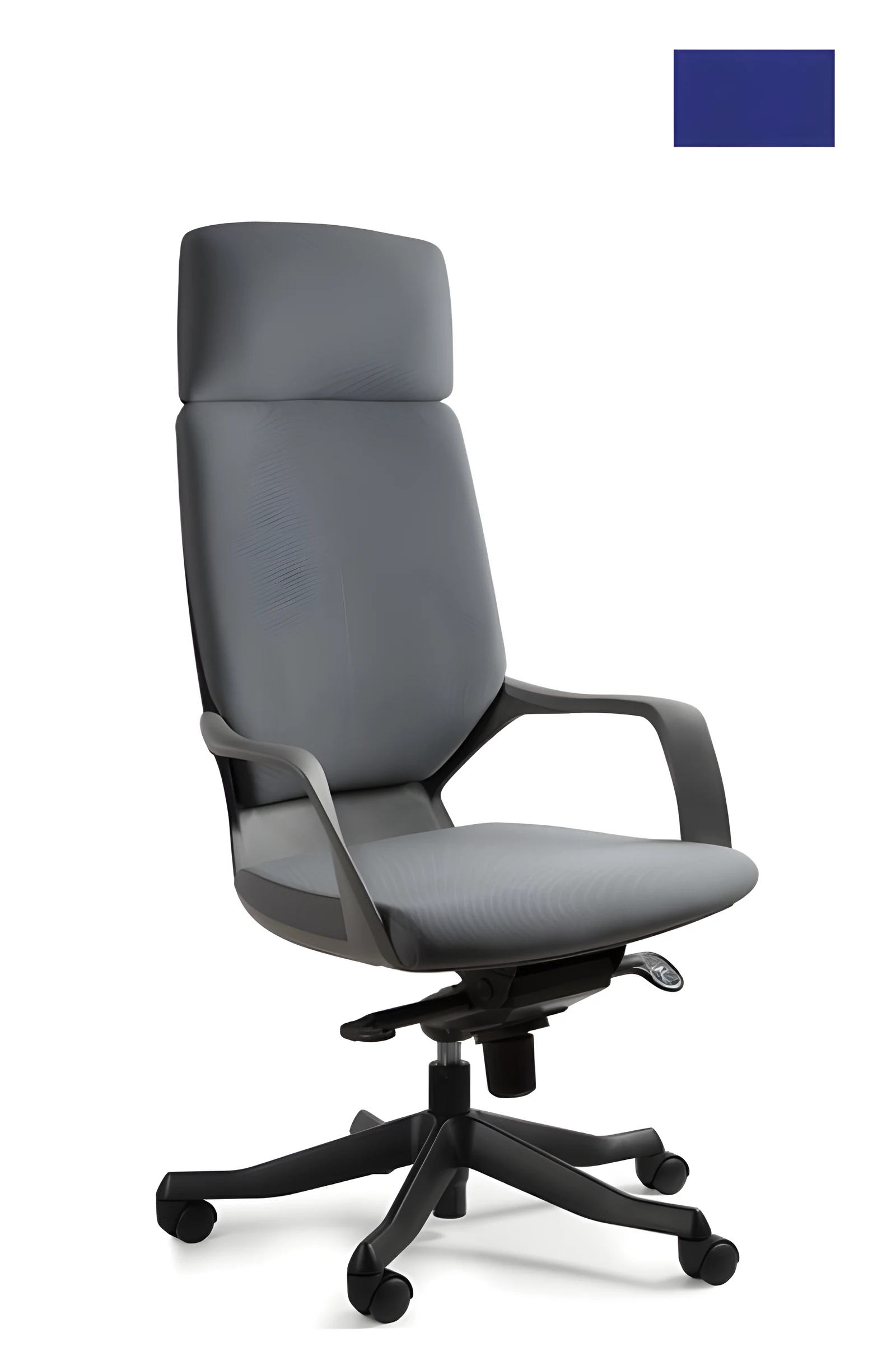 Fotel biurowy Apollo BL415, niebieski/czarny — zdjęcie 1 z 5