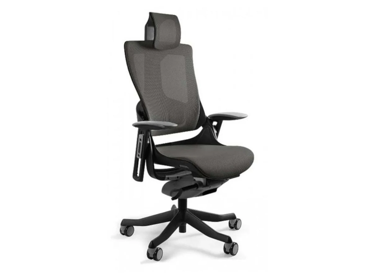 Fotel biurowy Wau 2 NW41 siatka charcoal/czarny