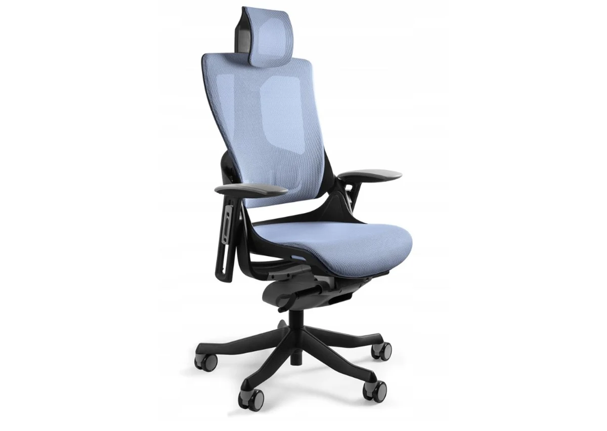Fotel biurowy Wau 2 NW43 siatka royalblue/czarny