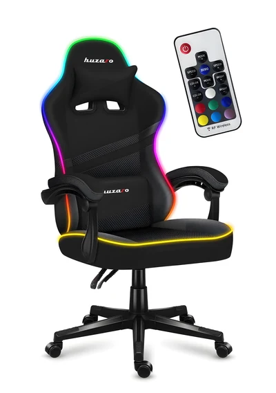 Fotel gamingowy Huzaro Force 4.4 RGB Czarny