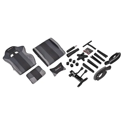 Fotel gamingowy Huzaro Force 4.7 Grey Mesh (OUTLET)