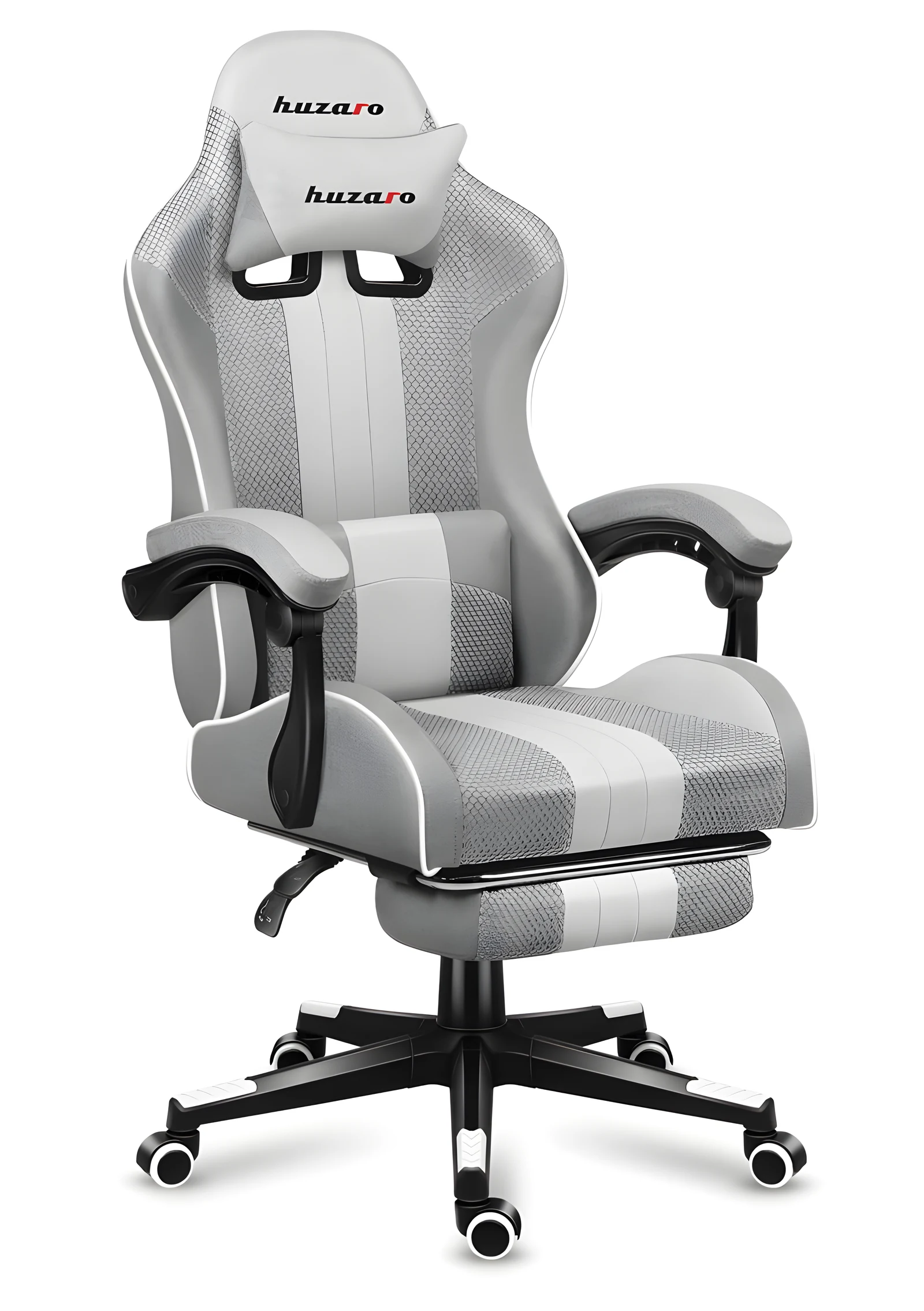 Fotel gamingowy Huzaro Force 4.7 Biały Mesh — zdjęcie 1 z 8