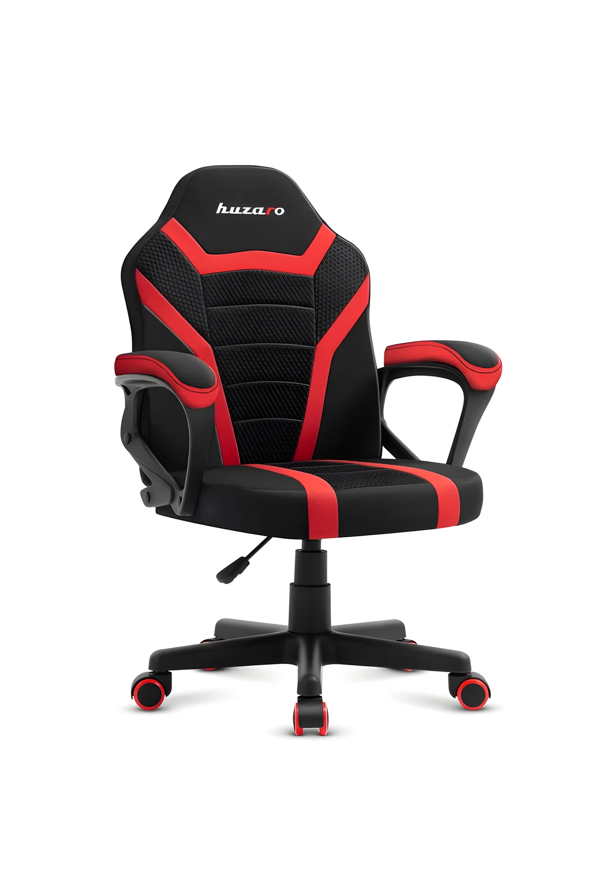 Fotel gamingowy dla dzieci HZ-Ranger 1.0 czerwony z siatką