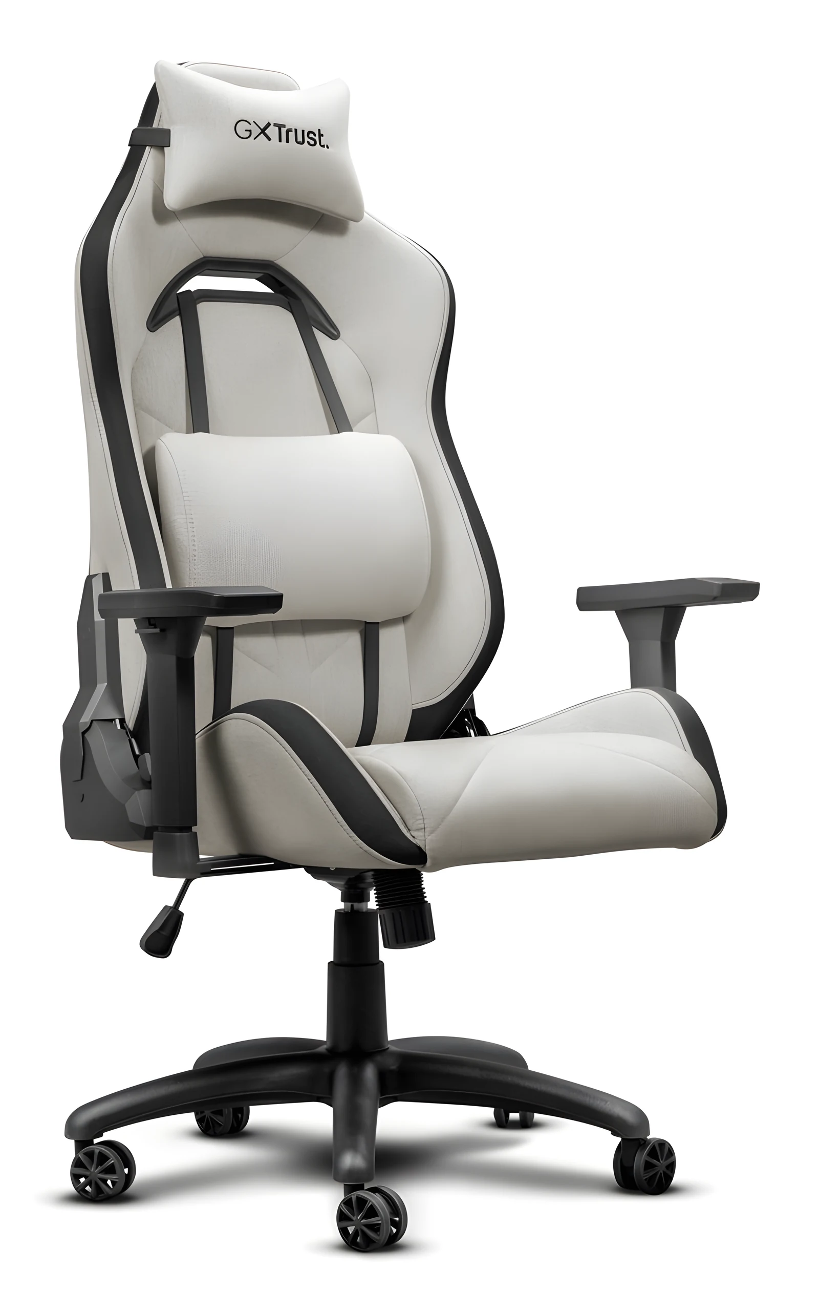 Fotel gamingowy Trust GXT723B RUYA COMFORTABLE FABRIC BEŻOWY — zdjęcie 1 z 4