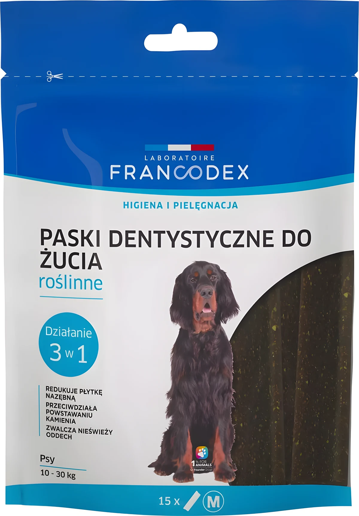 FRANCODEX Paski do gryzienia M na brzydki zapach