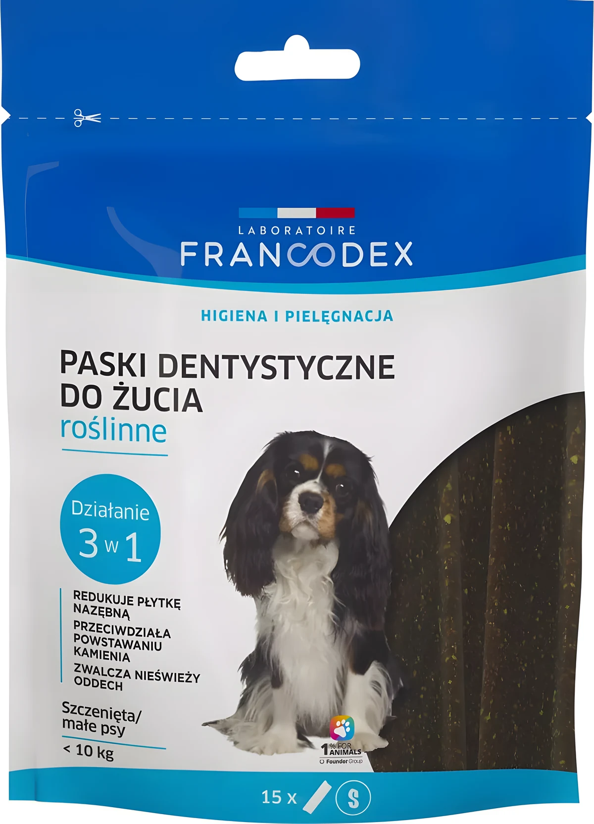 FRANCODEX Paski do gryzienia S na brzydki zapach