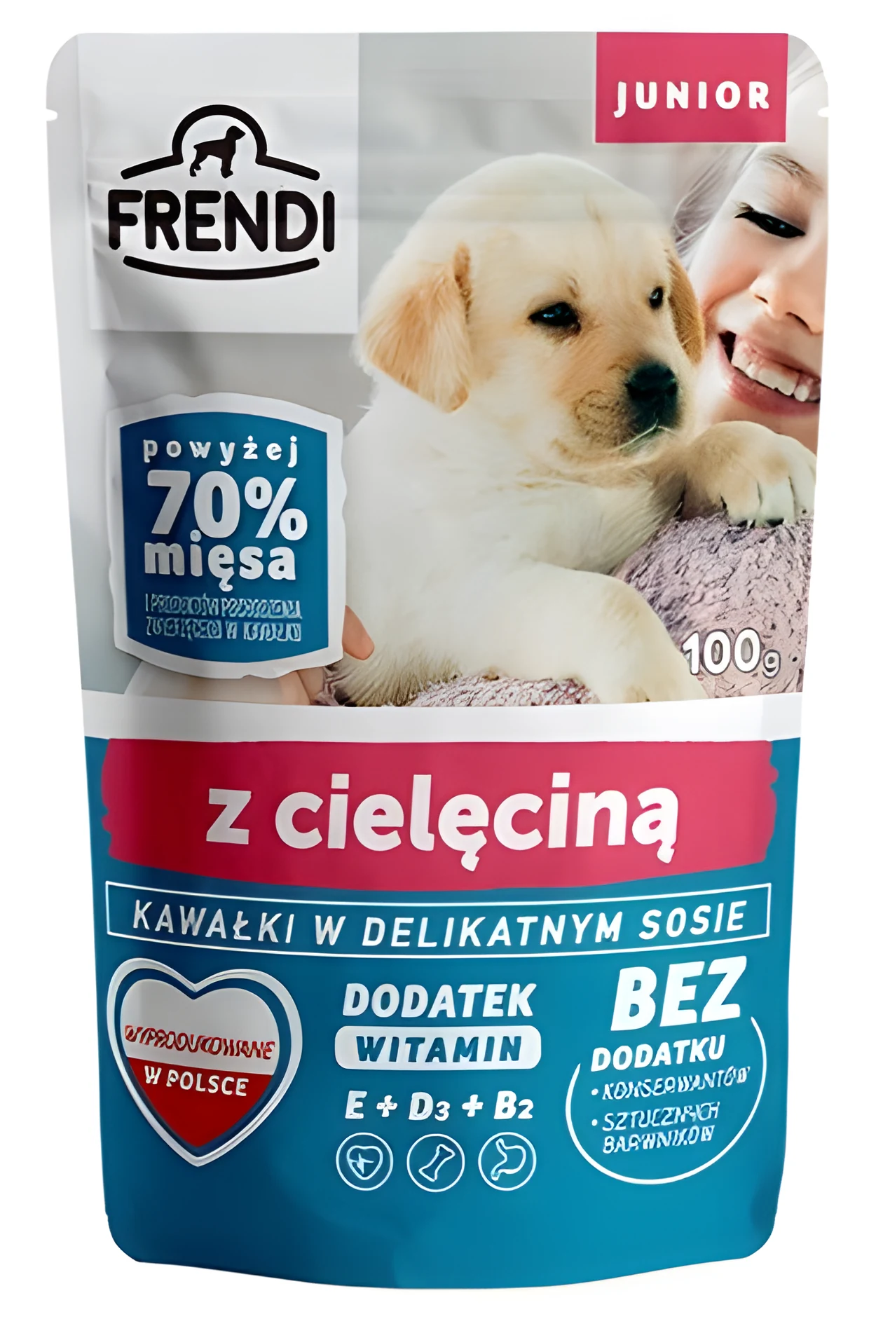 FRENDI Junior Kawałki w sosie z cielęciną 100g