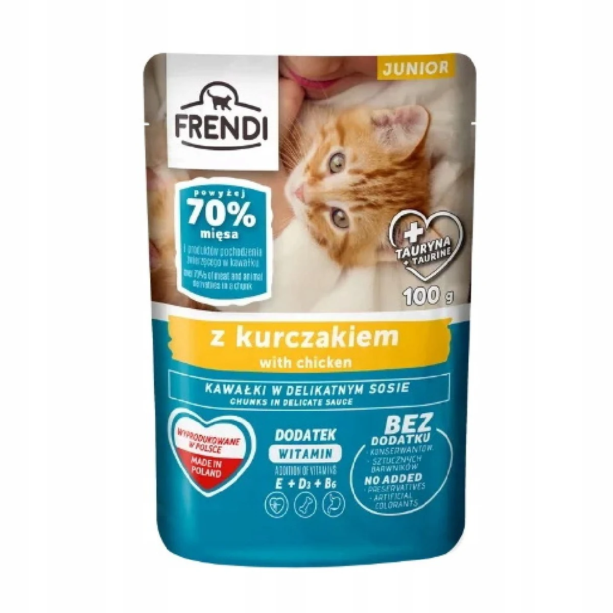 FRENDI Junior kawałki w sosie z kurczakiem 100g