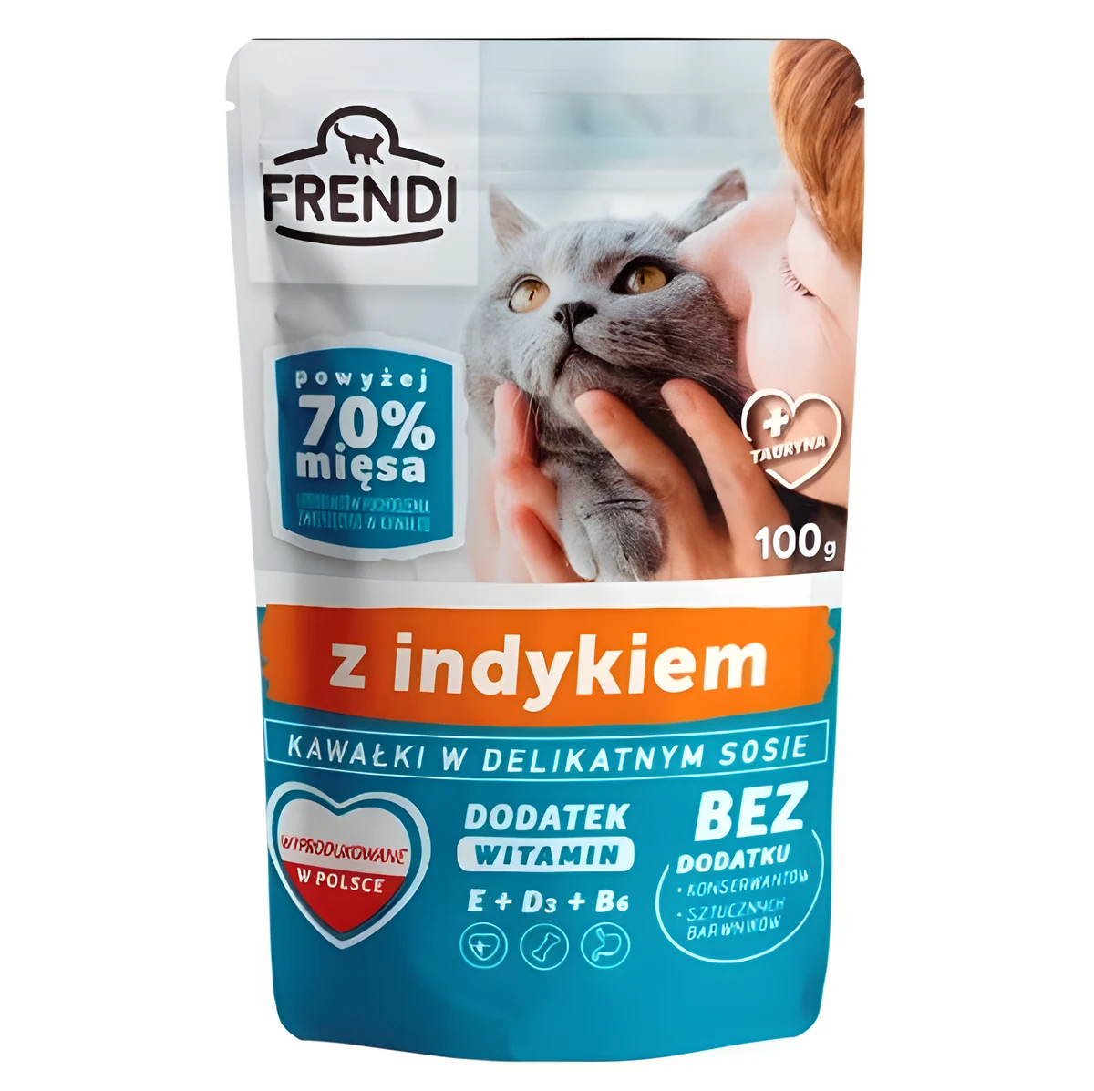 FRENDI Kawałki w sosie z indykiem - 100 g
