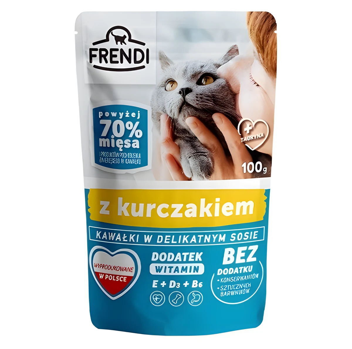 FRENDI Kawałki w sosie z kurczakiem - 100 g