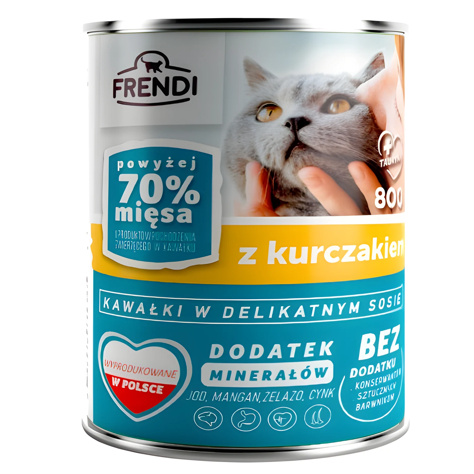 FRENDI kawałki w sosie z kurczakiem 800g