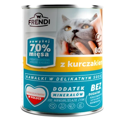 Karma mokra Frendi - kawałki w sosie z kurczakiem 800g