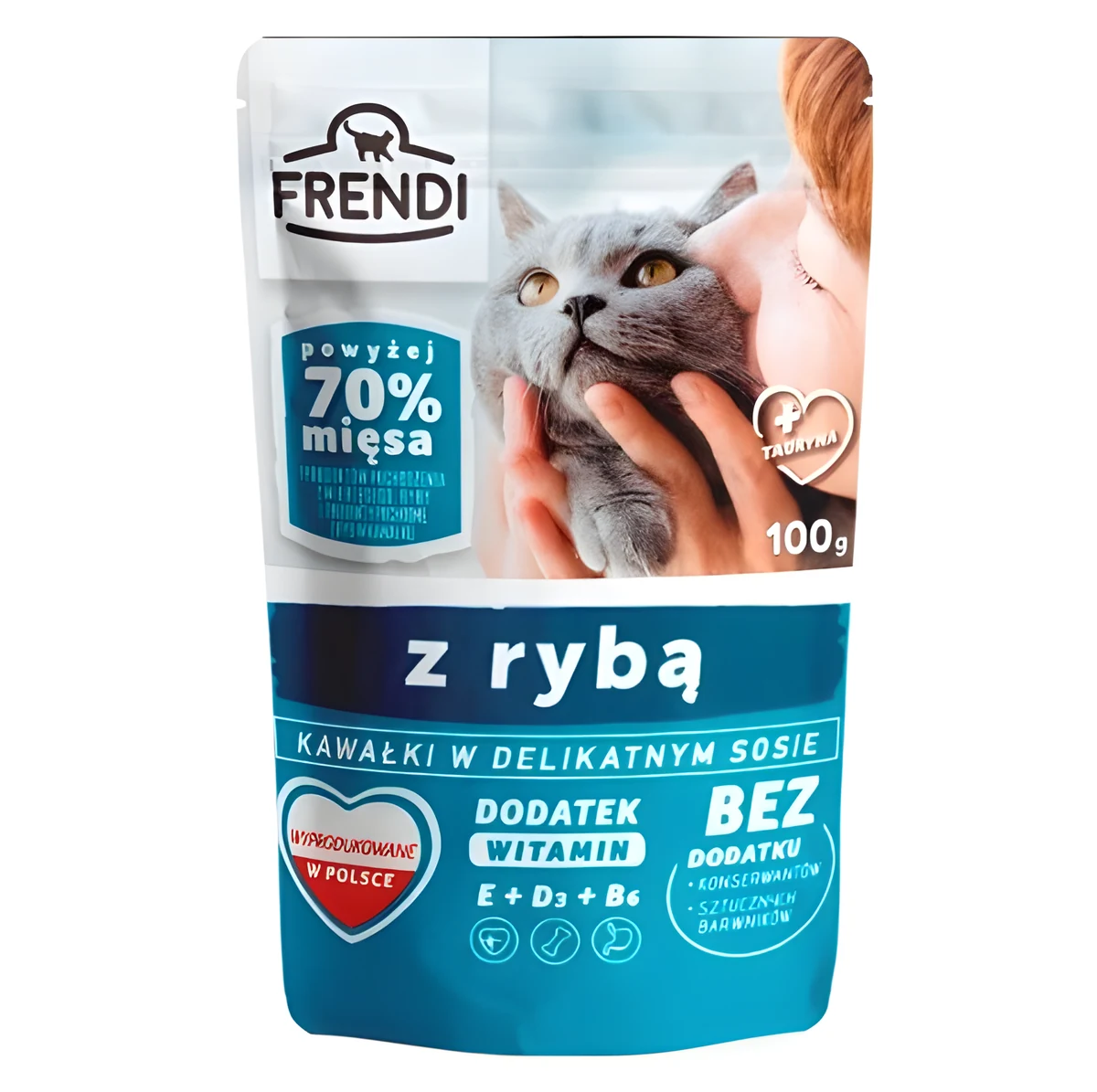 FRENDI Kawałki w sosie z rybą - 100 g