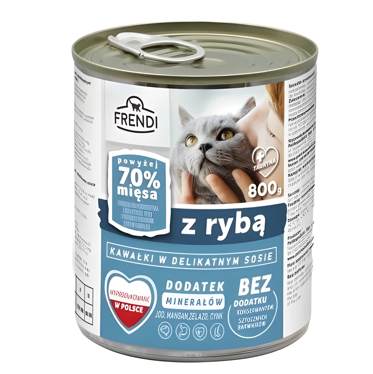 FRENDI kawałki w sosie z rybą 800g