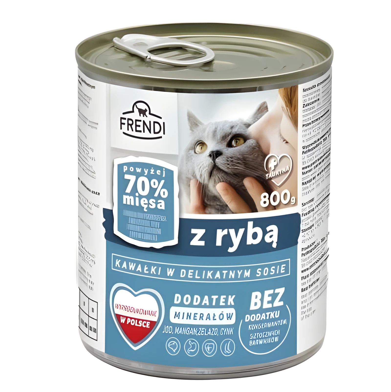 FRENDI kawałki w sosie z rybą 800g