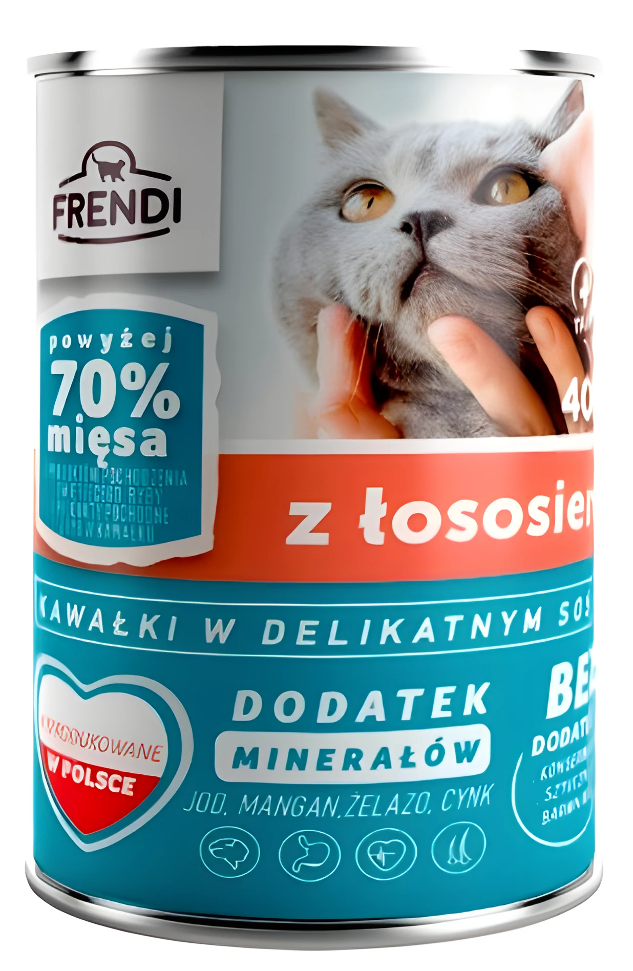 Frendi puszka dla kota z łososiem 400 g