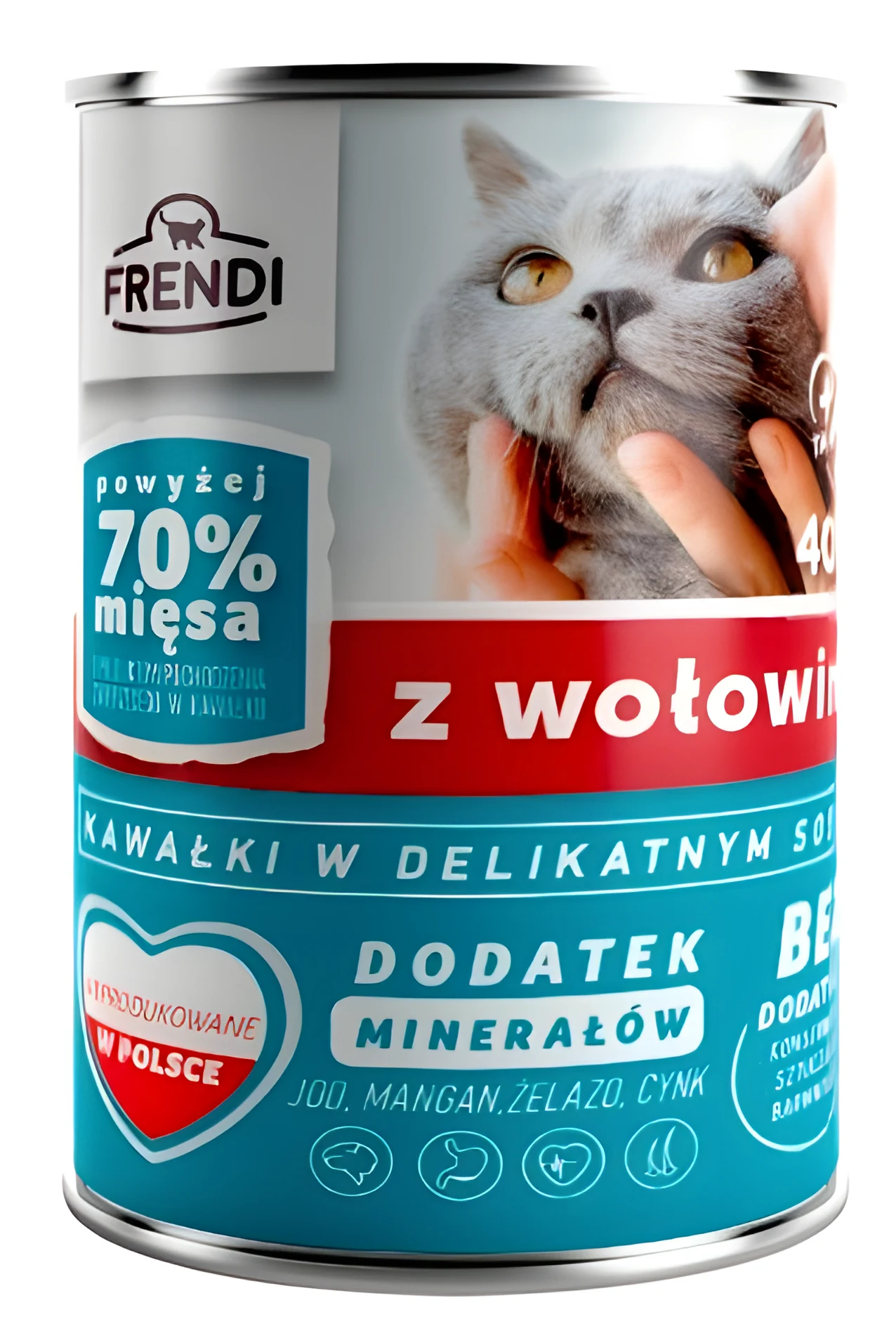 Frendi puszka dla kota z wołowiną 400 g