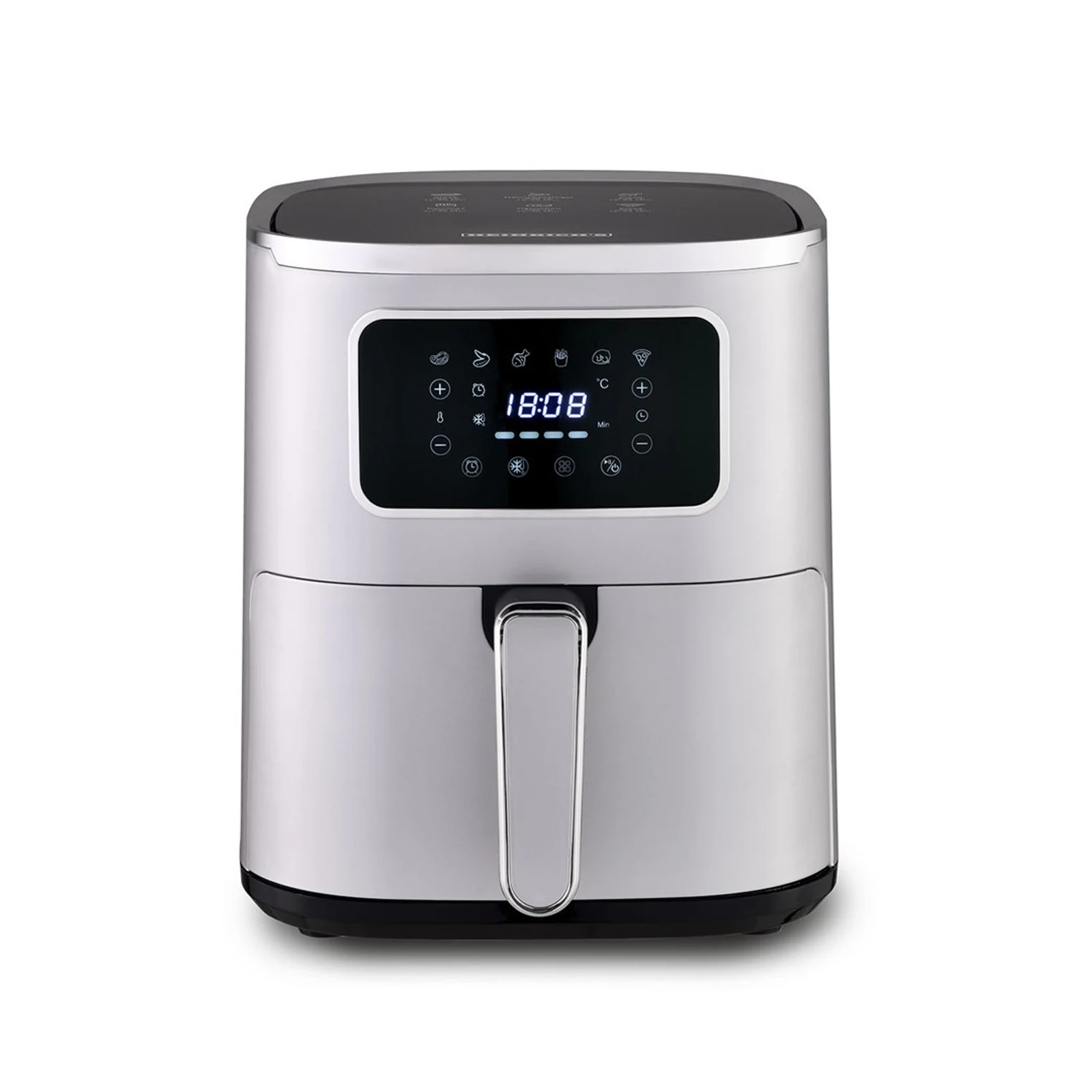 Frytkownica beztłuszcz HEINRICH'S HFR 8216 Srebrna 1450W 5L — zdjęcie 1 z 4