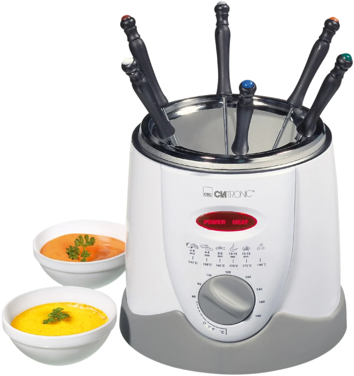 Frytownica Clatronic FFR 2916 (1 l, 900W, biała)