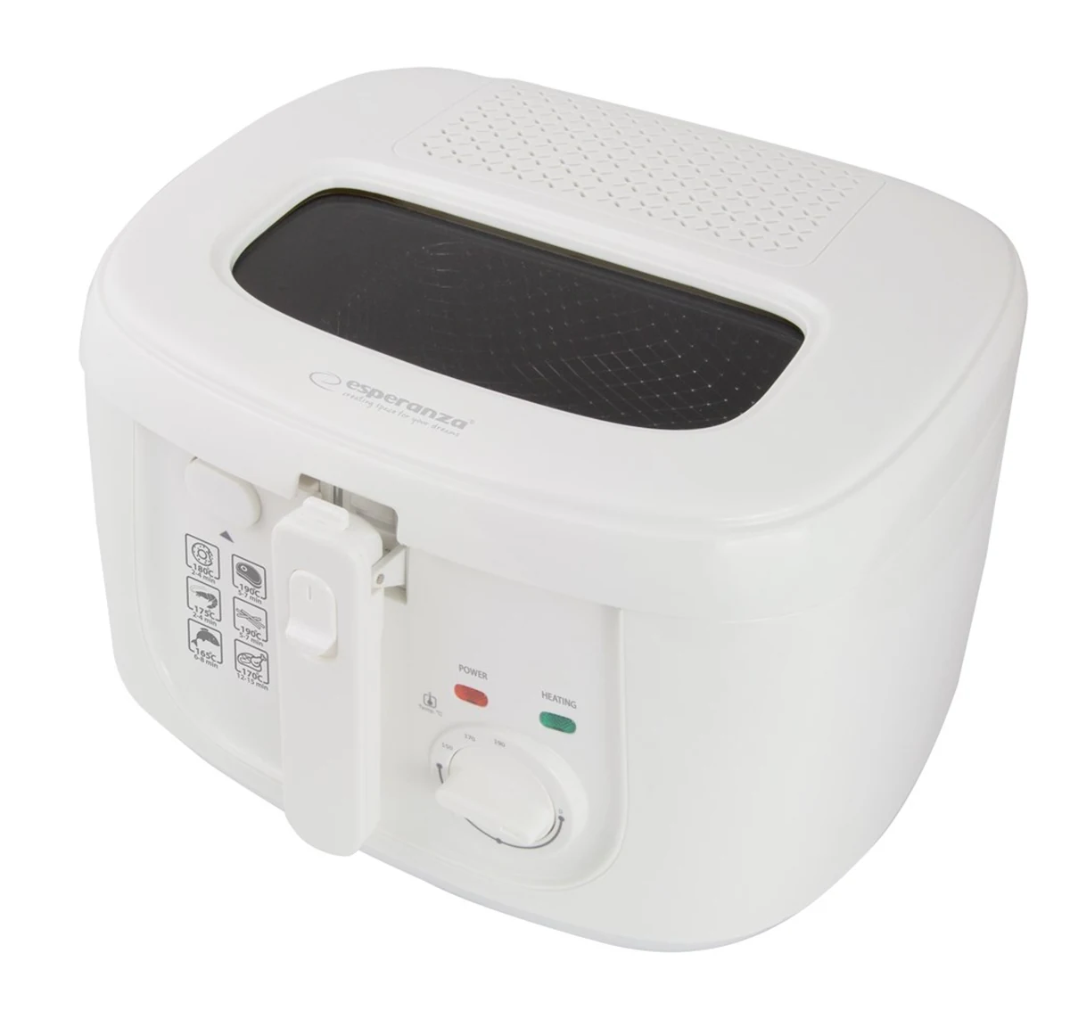Frytownica Esperanza SPRING ROLL EKG012 (2,5 l, 1800W, biała)