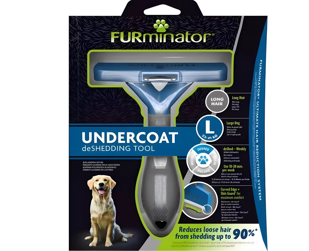 FURminator - furminator dla psów długowłosych - L