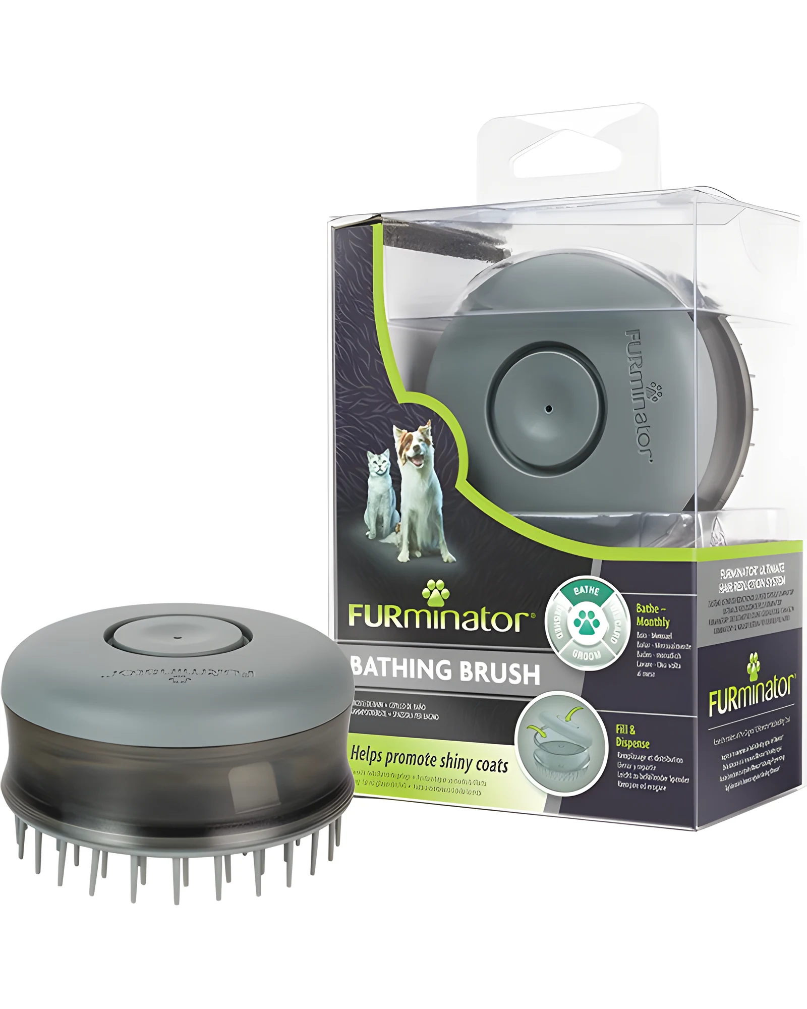 FURMINATOR - szczotka do kąpieli dla psów i kotów — zdjęcie 1 z 6