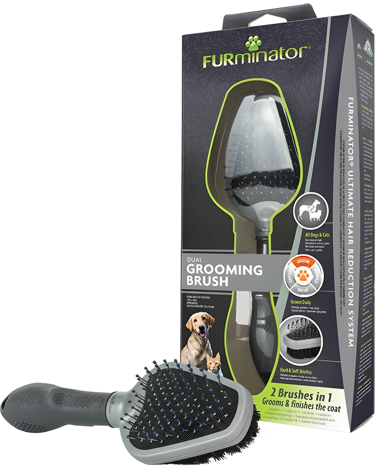 FURminator Szczotka dwustronna dla psa i kota