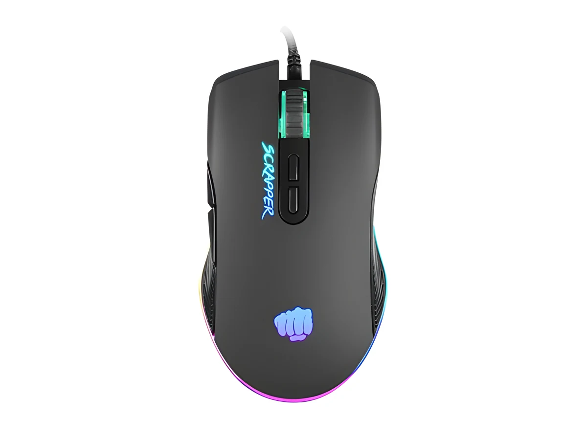 FURY MYSZ SCRAPPER 6400DPI RGB Czarny