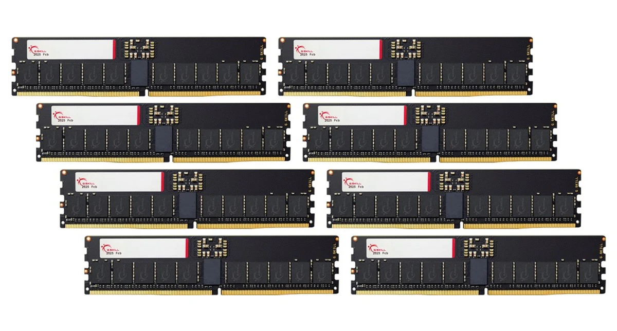 G.SKILL ZETA T5 NEO AMD DDR5 8X64GB 6400MHz