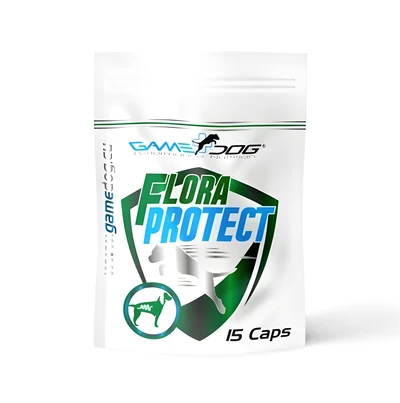 Game Dog Flora Protect Probiotyk wsparcie mikroflory jelit dla psa 15kaps